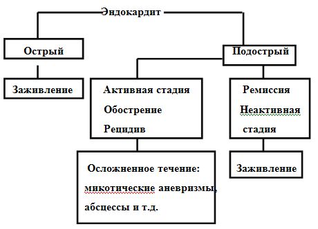 Классификация инфекционного эндокардита Классификация инфекционного эндокардита